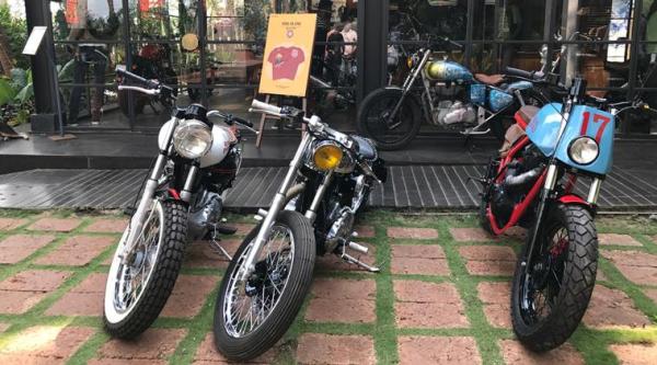Royal Enfield Garage Cafe in Goa