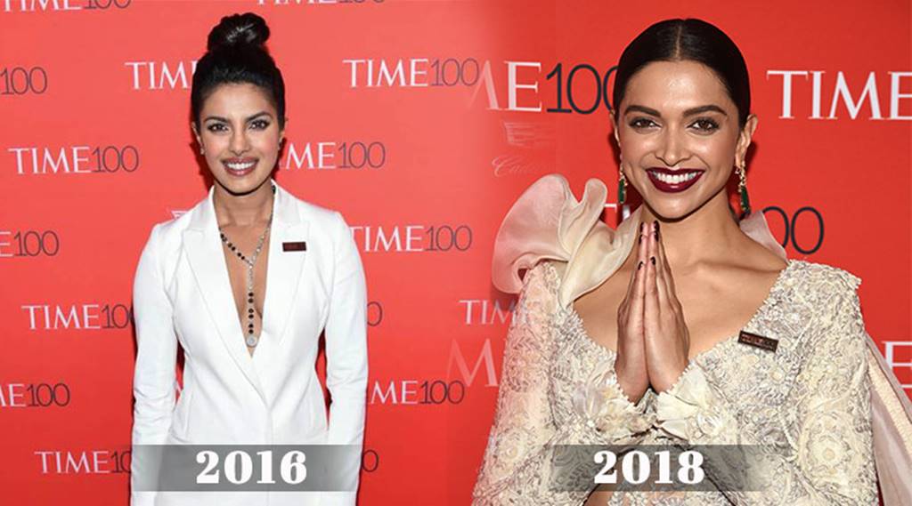 Deepika Padukone S Priyanka Chopra Sex Video - Time 100: 2 years apart, Deepika Padukone and Priyanka Chopra both ...