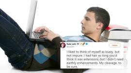 Describe yourself as a male author would, twitter challenge, funny tweets, male-female writing difference style, male authors female characters, erotica writing, indain express, indian express news