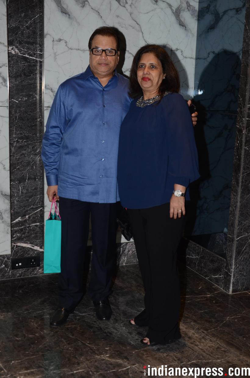 ramesh taurani at poonam dhillon party