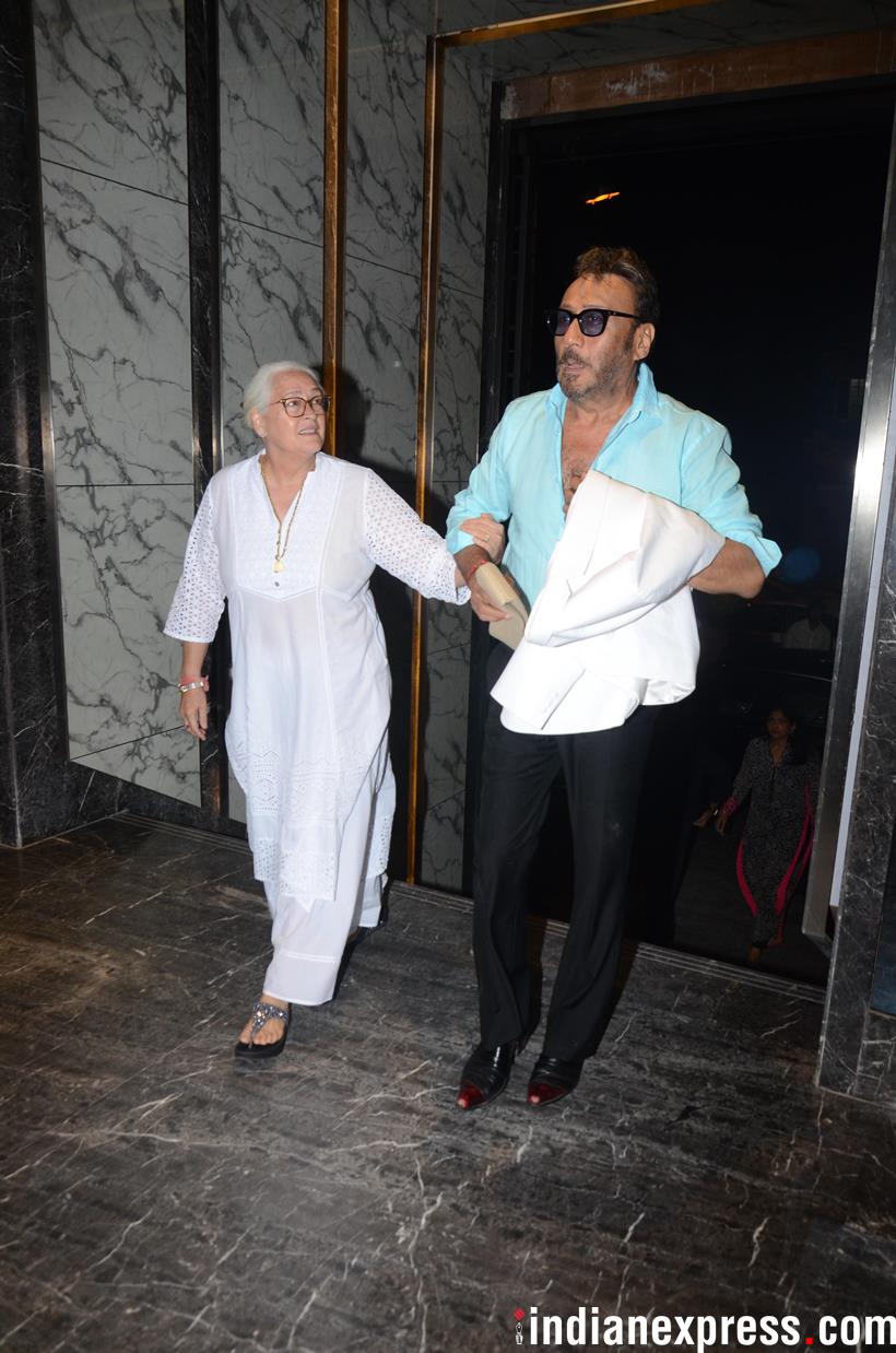 jackie shroff with nafisa ali