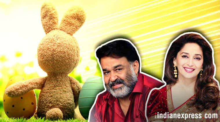 mohanlal to madhuri dixit and amitabh bachchan celebrities wish their fans on Easter