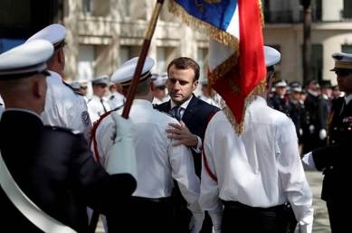French President Emmanuel Macron. (Reuters)