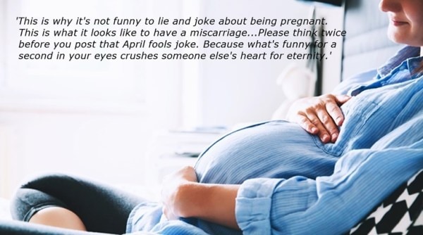 april fools, pregnancy jokes, having problems giving birth, pregnancy problems of women, why pregnancy is not a joke FB viral, Indian Express, Indian Express News