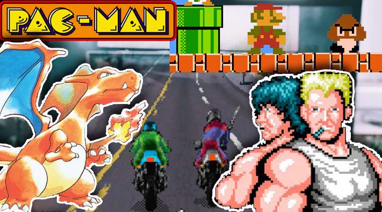 Contra, Pac-Man, Pokemon, Road Rash, Super Mario Brothers, iOS, Android, games