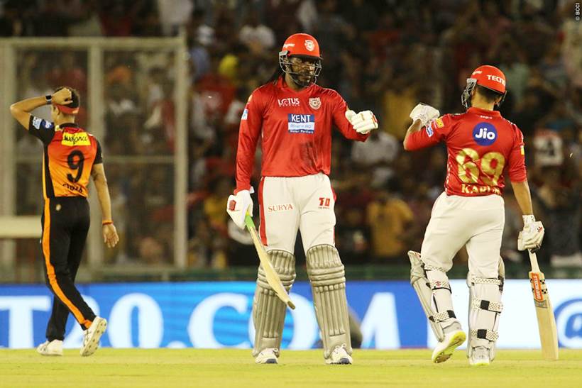 IPL 2018, KXIP vs SRH, Chris Gayle, Chris Gayle batting, Chris Gayle runs, sports gallery, cricket photos, IPL photos, Indian Express