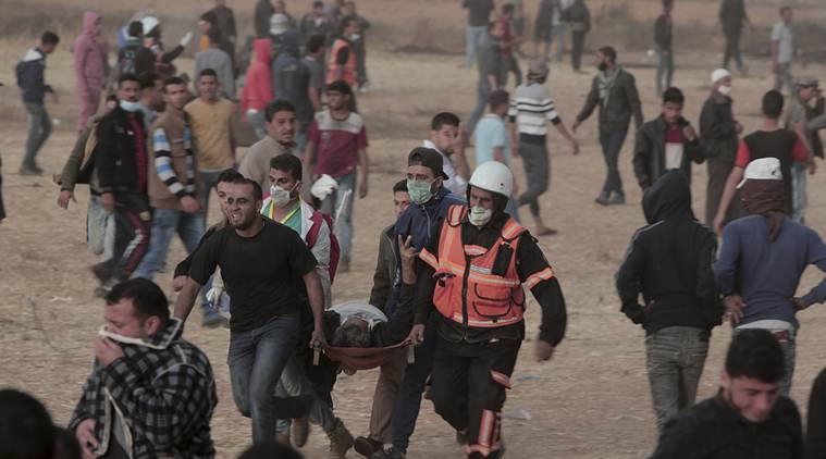 Israeli fire in new Gaza border protest kills four Palestinians