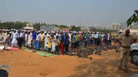 In Gurgaon, namaz with some police protection