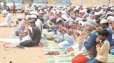 Namaz, namaz in public places, Namaz reading in public, Gurgaon muslim community, Gurgaon news, indian express news