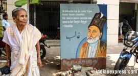 mirza ghalib, mirza ghalib poems, kolkata, kolkata mirza ghalib, mirza ghalib in kolkata, cesc, cesc metre box paintings, kolkata news, mirza ghalib quotes, mirza ghalib photos, indian express
