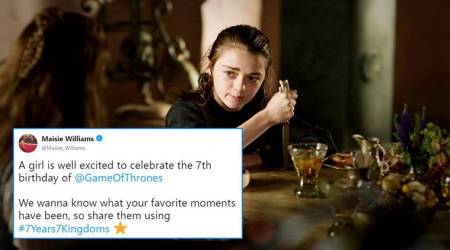 Game of Thrones turns 7: Maisie Williams aka Arya Stark asks Twitterati their favorite GOT moment