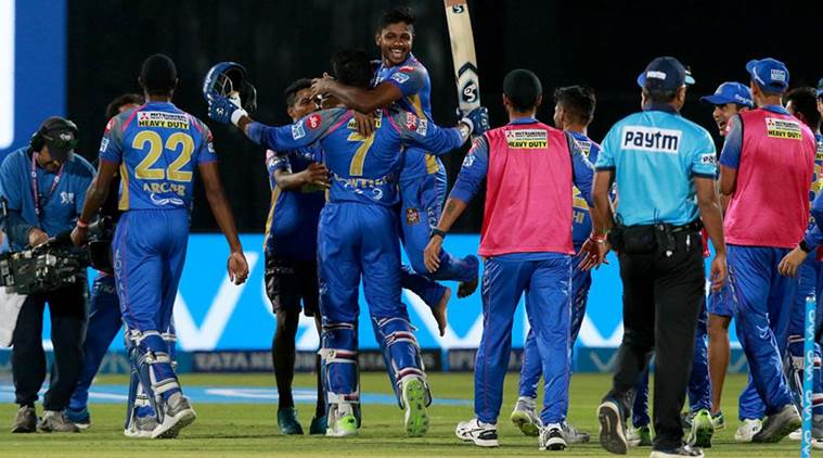 IPL 2018, Indian Premier League, RR vs MI, Krishnappa Gowtham, Ben Stokes, Sanju Samson, sports news, cricket, IPL news, Indian Express