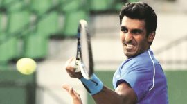 Prajnesh Gunneswaran, Prajnesh Gunneswaran news, Prajnesh Gunneswaran updates, Prajnesh Gunneswaran matches, Anning Open Challenger, sports news, tennis, indian Express