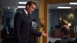 Gabriel Macht as Harvey Specter in Suits Season 7 Episode 11.