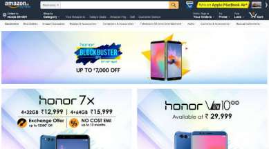 Ophef Arabisch in de rij gaan staan Honor Blockbuster Days sale on Amazon India: Top discounts on Honor 7X, Honor  8 Pro, and more | Technology News,The Indian Express