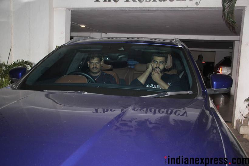 arjun kapoor at sanjay kapoor bash