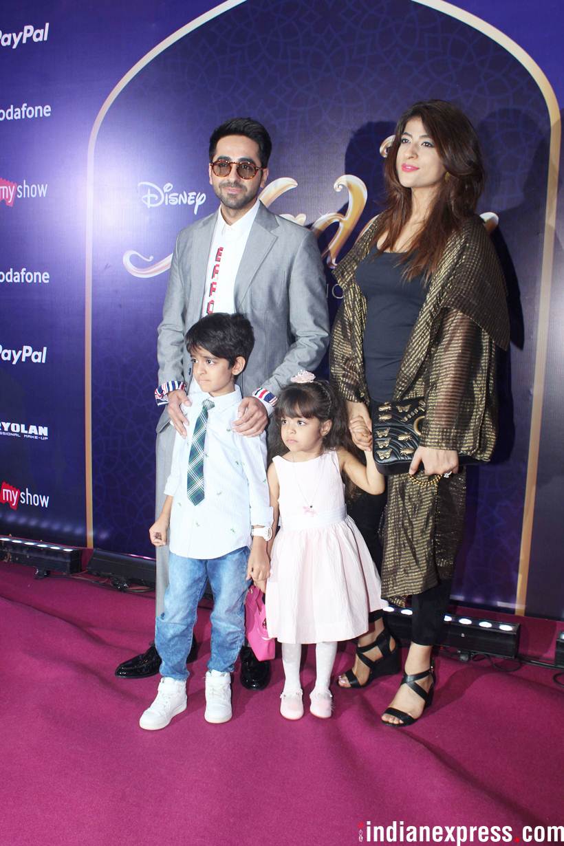 ayushmann khurrana at disney aladdin broadway mumbai