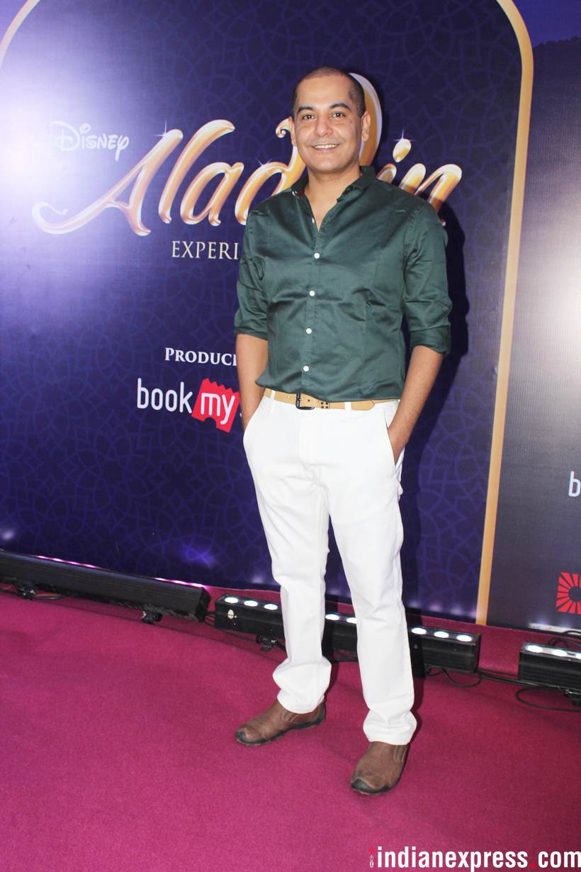 gaurav gera at premiere of Aladdin musical