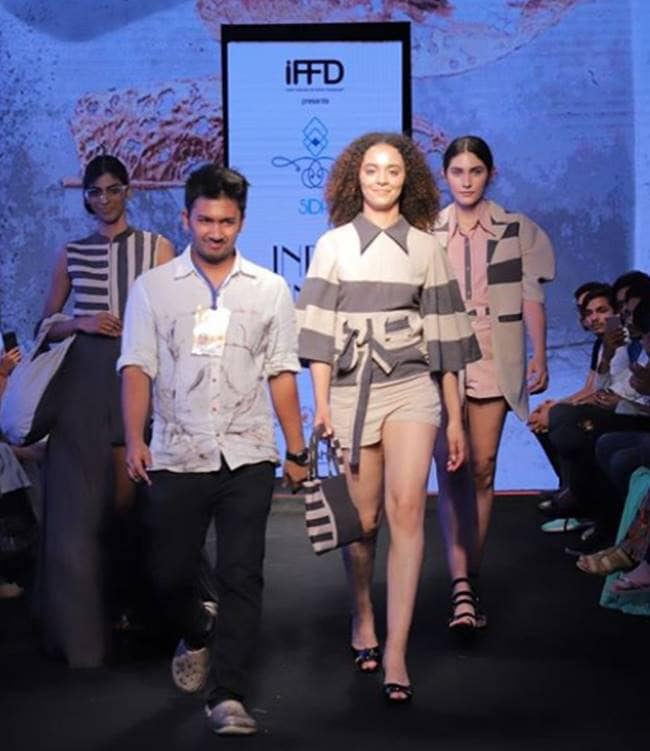 India runway week, India Fashion week Nushrat Bharucha, India Fashion week Karishma Tanna, India Fashion week Twinkle Pupreja, India Fashion week Tripti Chandak, indian express, indian express news
