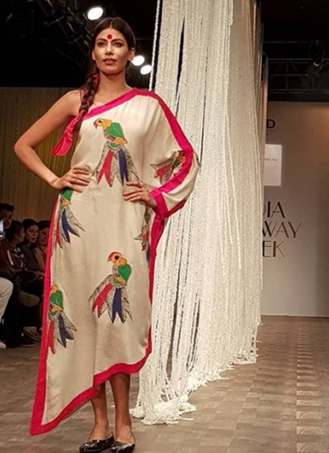 India runway week, India Fashion week Nushrat Bharucha, India Fashion week Karishma Tanna, India Fashion week Twinkle Pupreja, India Fashion week Tripti Chandak, indian express, indian express news