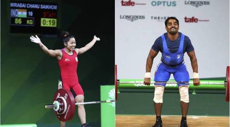 Commonwealth Games 2018,Gold Coast, CWG India,India cwg medals tally, cwg 2018, mirabai chanu gold, p gururaja, saina newhwal, weightlifters, cwg medals, cwg india medals, sports news