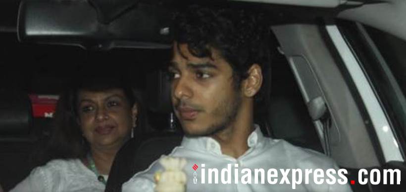 Ishaan Khatter came with his mom