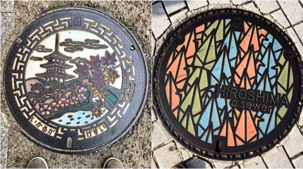 japan manhole, japan manhole cover, japan manhole cover local landmark, japan manhole Local Handicraft