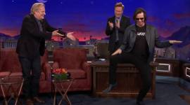 Jim Carrey, Jeff Daniels, Conan O'Brien, Dumb and Dumber, Dumb and Dumber reunion, Jim Carrey and Jeff Daniels reunion, Conan show , viral news, indian express, indian express