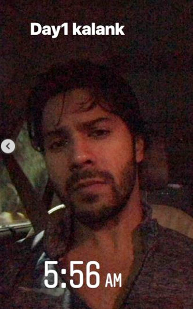 Varun dhawan shared picture of Kalank