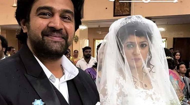 Inside Meghana Raj and Chiranjeevi Sarja’s church wedding