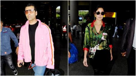 Airport look: Katrina Kaif, Karan Johar score high on fashion and comfort