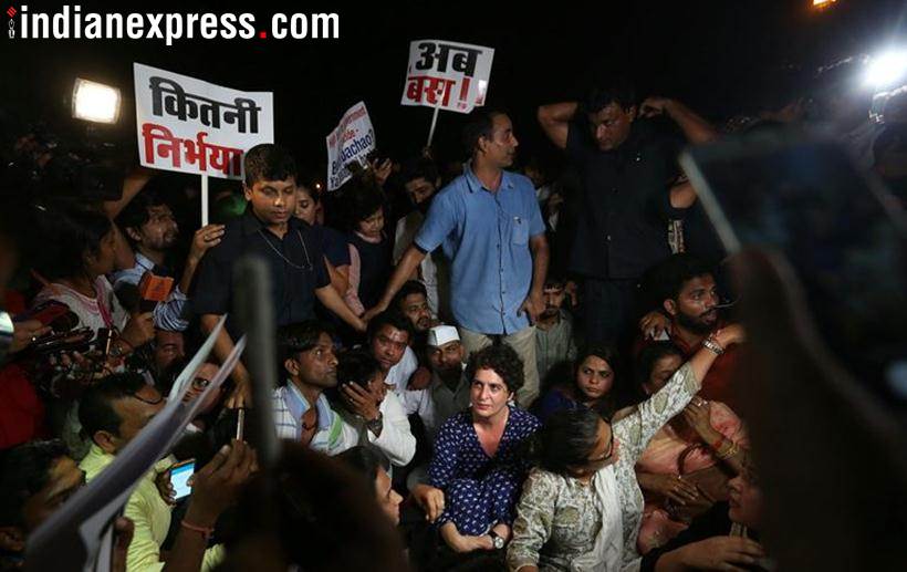 Kathua Unnao rape protest