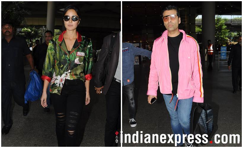 katrina kaif karan johar airport photo