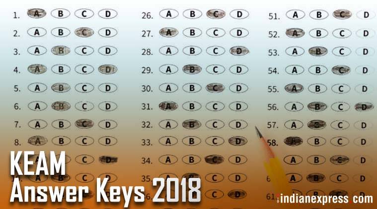 Kerala KEAM 2018 Answer Keys released at cee kerala