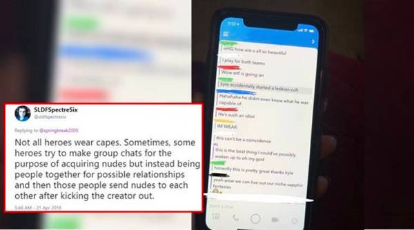 snapchat group chat, snapchat group chat lesbian cult, lesbian cult, flirty group chats, viral group chats, Man flirt snapchat women group lesbian sex cult, indian express, indian expess trending news