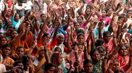 In it together: CPI workers in an agitation against the Maharashtra government, 2012. (Express photo by Prashant Nadkar)
