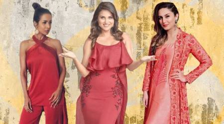 summer fashion, hot colours of summer, latest fashion in colour, coral colour outfits, Malaika Arora, Malaika Arora fashion, Malaika Arora coral colour outfits, Lara Dutta coral outfits, Lara Dutta fashion, Huma Qureshi latest photos, Malaika Arora fashion, indan express, indian express news