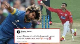 manoj tiwari bowling meme_TW_759 IPL 2018, Manoj Tiwary, IPL 2018 meme, best meme of ipl, Manoj Tiwary Lasith Malinga bowling action, Manoj Tiwary bowling action meme, indian express