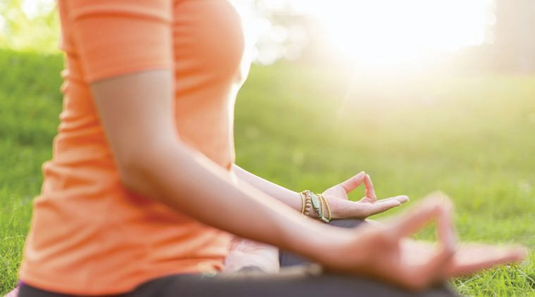 Meditation, Meditation anxiety, Meditation heart health, Meditation health, Meditation peace, Meditation mental peace, indian express, indian express news