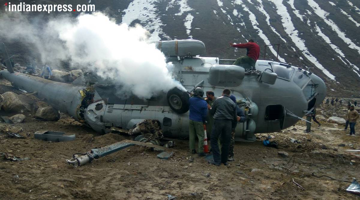 Video IAF Mi17 helicopter crashes near Kedarnath, one crew member