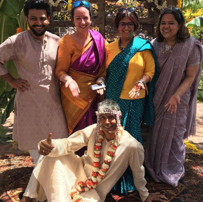 Milind Soman weds Ankita Konwar