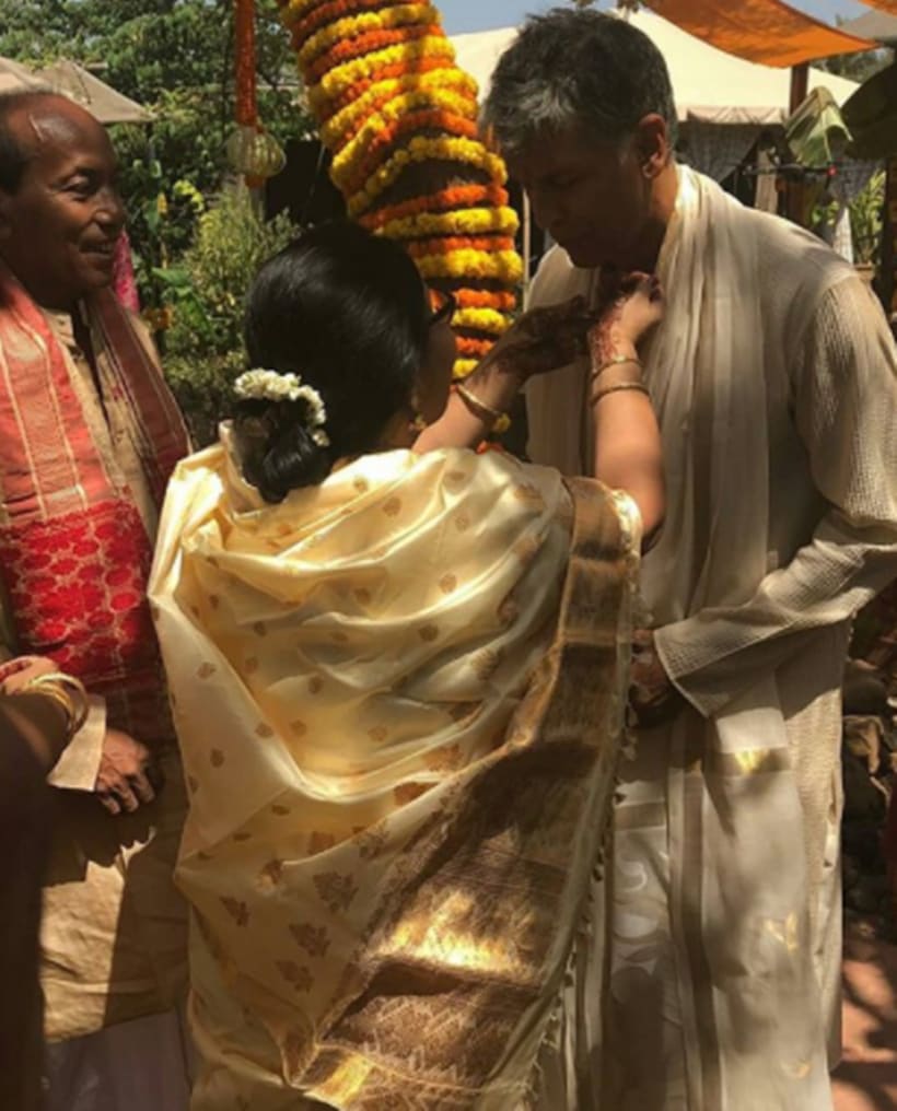 Ankita Konwar and Milind Soman's wedding