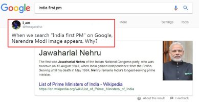 narendra modi, india first pm google search, india first pm google modi nehru, jawaharlal nehru, jawaharlal nehru modi first pm, indian express, indian express news