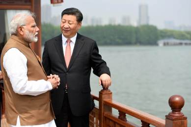 pm modi, modi xi jinping meeting, chinese media, informal summit, wuhan, modi china visit, indian express