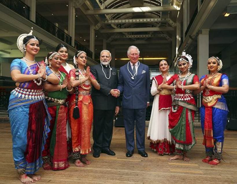 Modi is in London to attend the Commonwealth Heads of Government Meeting.