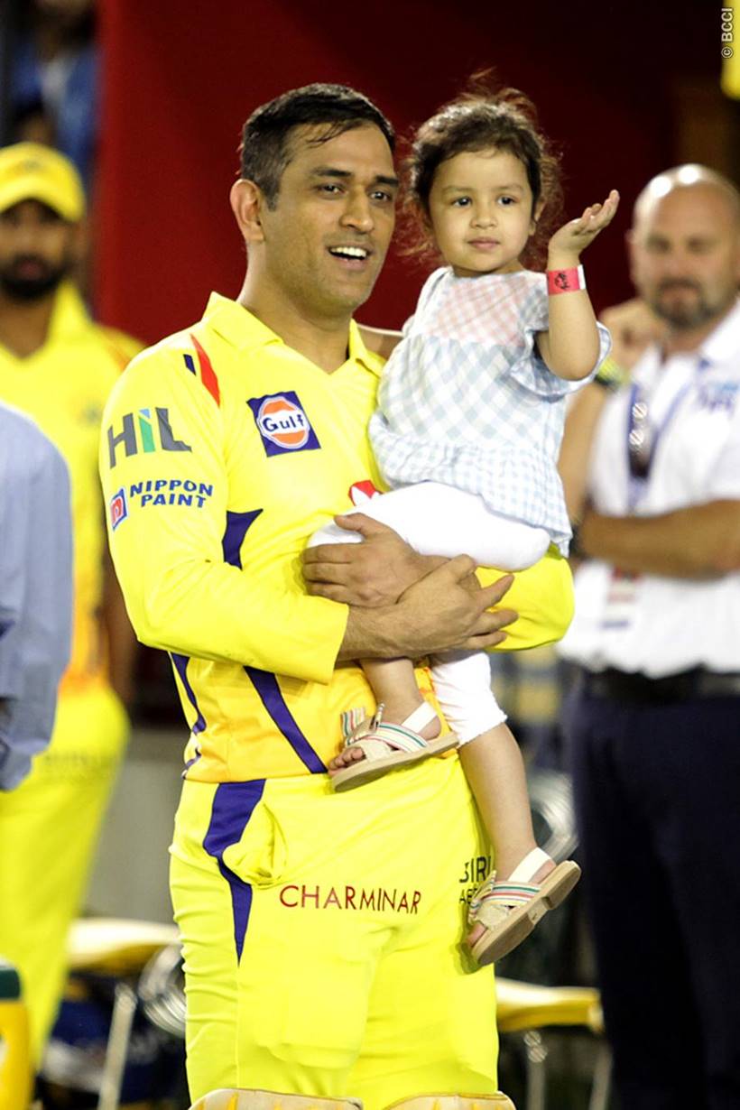 Ms Dhoni Shares Emotional Moment With Wife Sakshi Daughter Ziva After Heartbreaking Loss