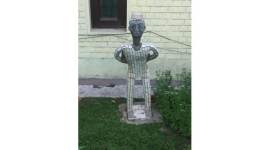 Nek Chand's works at Gulshan Girdhar's home in Sector 44 Chandigarh.