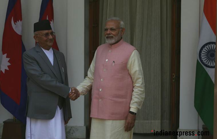 nepal india rail project, raxaul kathmandu rail project, india nepal rail project, nepal bihar rail line project, nepal pm kp oli india visit, indio nepal relations
