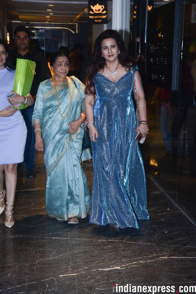 poonam dhillon with asha bhonsle