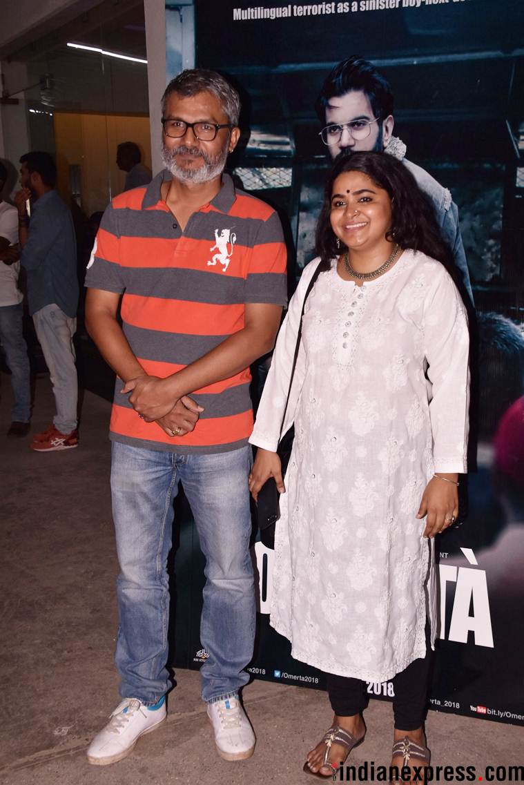 nitesh tiwari, ashwini iyer attend omerta screening